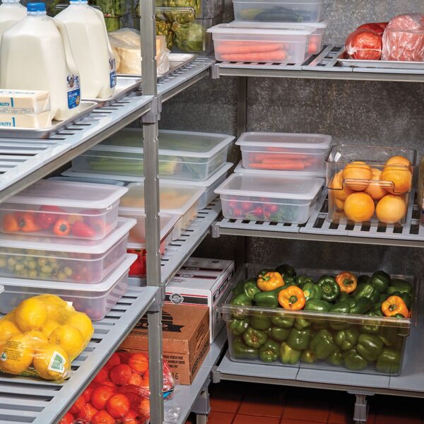 (6 kusov) CAMBRO | CAMWEAR® - Polypropylénové GN veko 1/2 - vzduchotesné - mliečne - Image 10