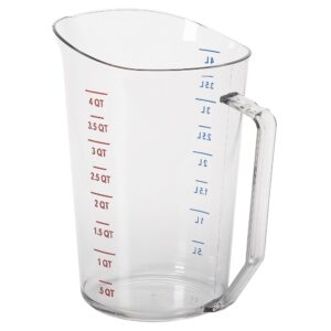 CAMBRO | CAMWEAR® - Polykarbonátová odmerka so stupnicou - 4 litre - Číry