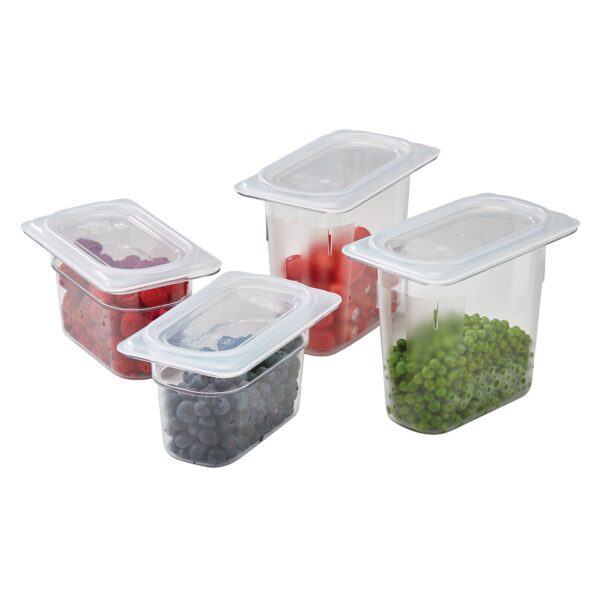 (6 kusov) CAMBRO | CAMWEAR® - Polypropylénové veko GN 1/9 - vzduchotesné - mliečne - Image 7