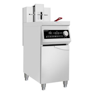 Indukčná fritéza - 30 litrov - 10 kW - s automatickým zdvíhaním koša