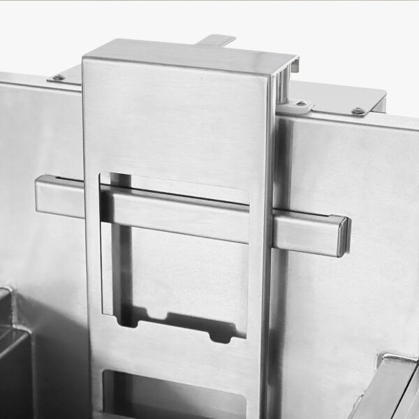 Indukčná fritéza - 30 litrov - 10 kW - s automatickým zdvíhaním koša - Image 7