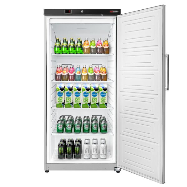 Úložná chladnička nerez ECO - 600 litrov - s 1 nerezovými dverami - vnútro dverí z plastu - nerez - Image 8