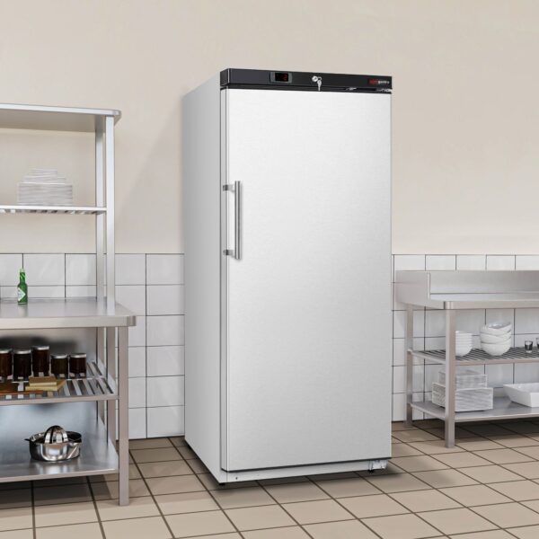 Úložná chladnička nerez ECO - 600 litrov - s 1 nerezovými dverami - vnútro dverí z plastu - nerez - Image 6