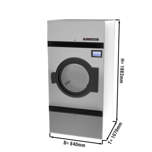 Plynová sušička bielizne 18 kg