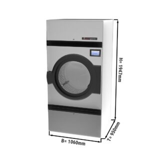 Plynová sušička bielizne 23 kg