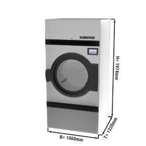 Plynová sušička bielizne 34 kg