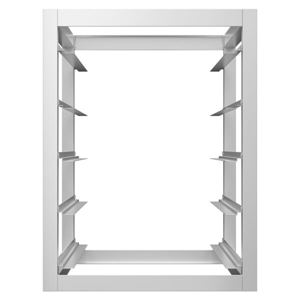 Modul spodnej konštrukcie s 5 drážkami - 450x660 mm - GN & EN - pre pracovné stoly série ATK hĺbka 700 mm - Image 4