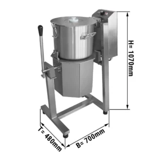 Kuter na hummus - 20 litrov - 2,2 kW - 400 voltov
