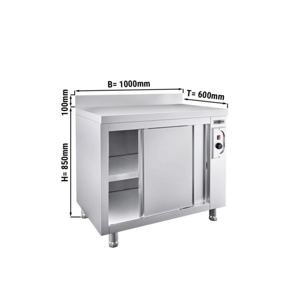 Ohrievacia skriňa PREMIUM - 1000x600mm - so zadnou stenou