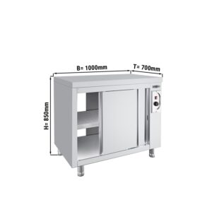 Ohrievacia skriňa ECO - 1000x700mm - s poklopom