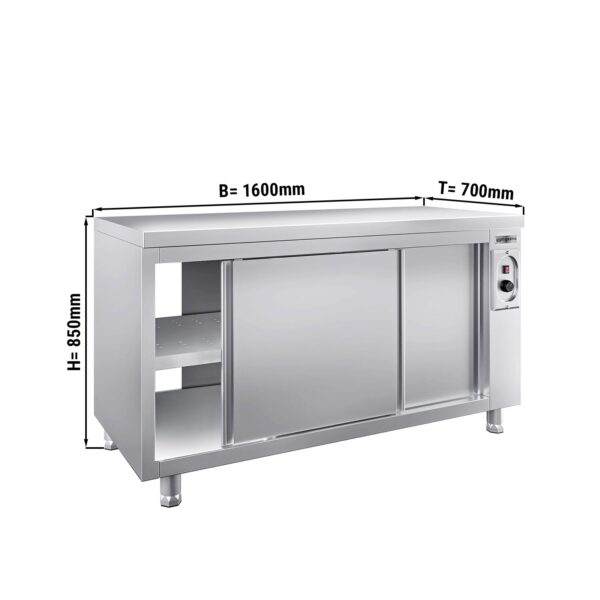 Ohrievacia skriňa PREMIUM - 1600x700mm - s poklopom