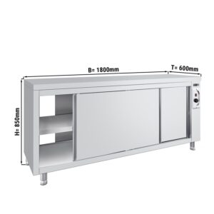 Ohrievacia skriňa ECO - 1800mm - s poklopom