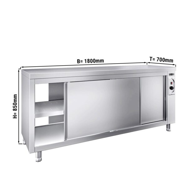Ohrievacia skriňa PREMIUM - 1800x700mm - s poklopom