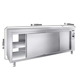 Ohrievacia skriňa PREMIUM - 2000x600mm - s poklopom