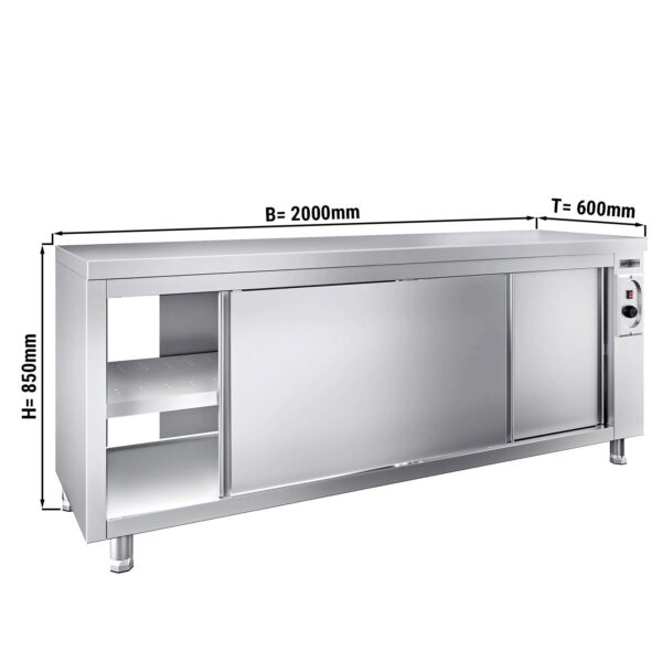 Ohrievacia skriňa PREMIUM - 2000x600mm - s poklopom