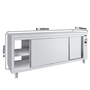 Ohrievacia skriňa ECO - 2000x700mm - s poklopom