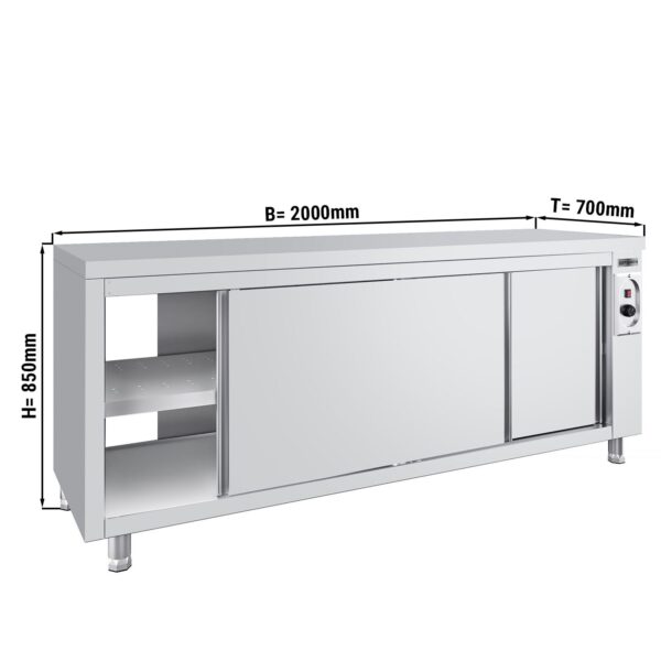 Ohrievacia skriňa ECO - 2000x700mm - s poklopom