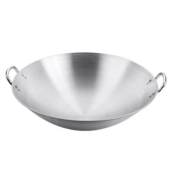 Wok panvica vyrobená z nehrdzavejúcej ocele - Ø 450 mm - Image 2