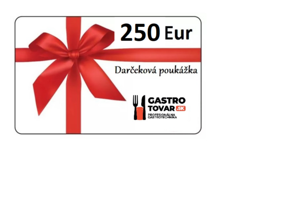 Darčeková poukážka v hodnote 250€