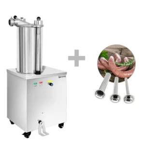 Hydraulická plnička klobás - 25L - 1,5 kW - nerezová oceľ