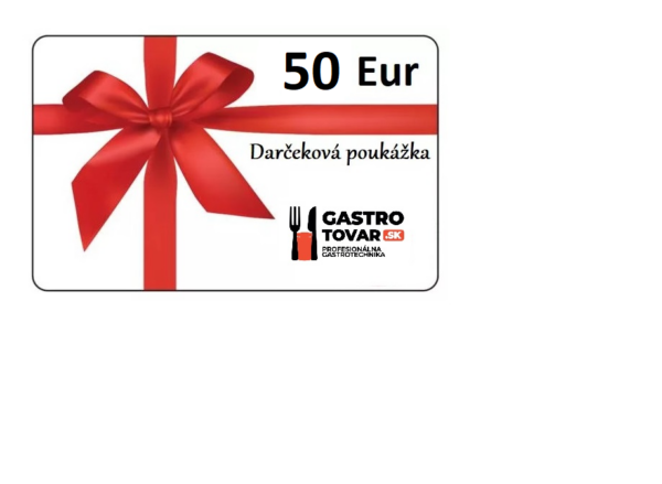 Darčeková poukážka v hodnote 50€
