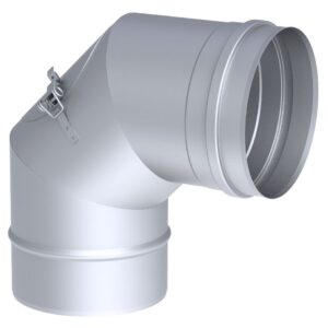 Čistiaci uhol - 90° pevný - z nehrdzavejúcej ocele - Ø 450 mm
