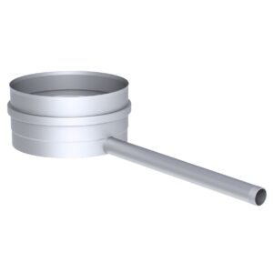 Kondenzačná vanička s 1/2" hrdlom - Ø 400 mm (bez potrubia na kondenzát)