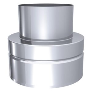 Prechodové potrubie - dvojplášťové na jednoplášťové - Ø 250 mm