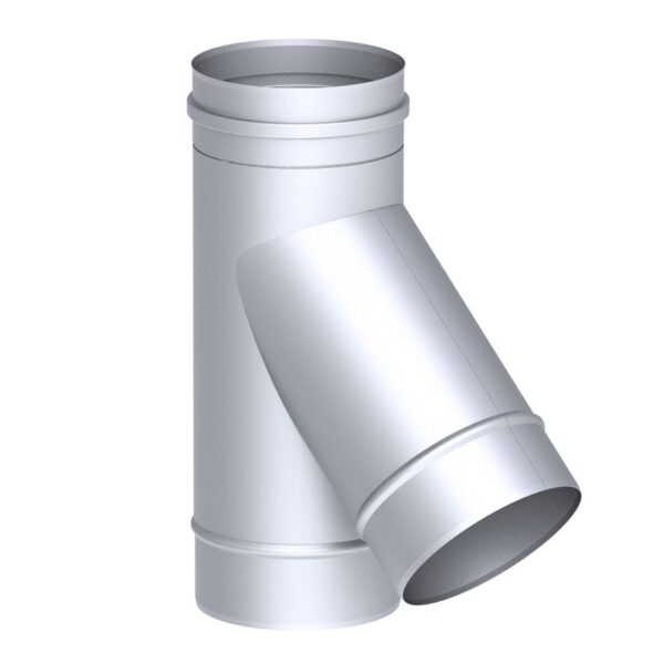 T-spojka 60° z nehrdzavejúcej ocele / Ø400 mm