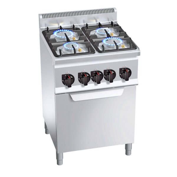 Plynový sporák - 19 kW - 4 horáky - vrátane plynovej rúry - 3,5 kW - Image 6
