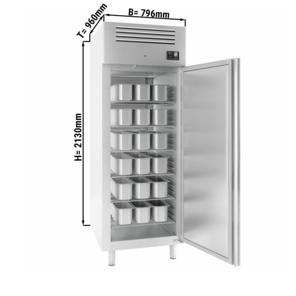 Mraznička na zmrzlinu PREMIUM - EN 60x80 - 900 litrov - s 1 dverami - Image 3