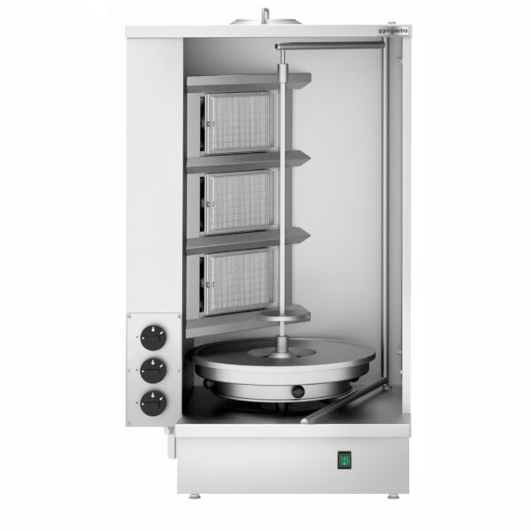 Plynový gril na kebab shawarma/doner - 3 horáky - max - Image 4