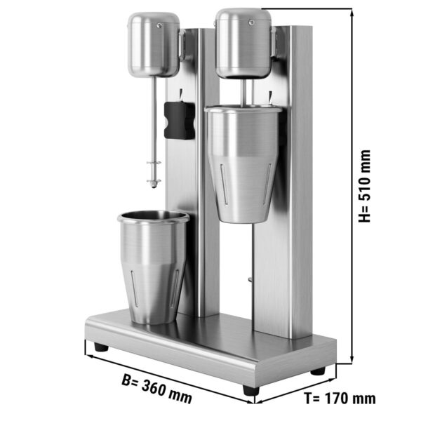 Vretenový mixér ECO - s 2 miešadlami - 2x950ml - 2x80Watt - Image 5