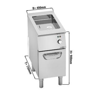 Elektrický multifunkčný pekáč - 400 mm - 11,5 litra - 4,8 kW - 1 pevná grilovacia misa