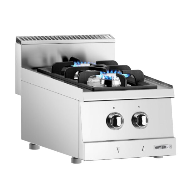 Plynový sporák - 12 kW - 2 vysokovýkonné horáky