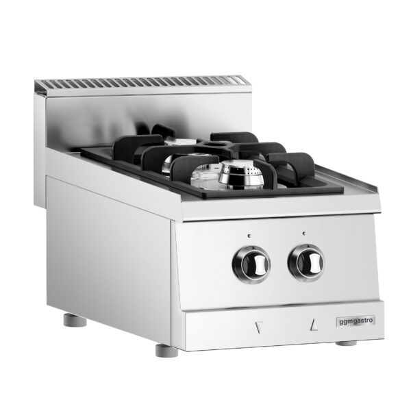 Plynový sporák - 12 kW - 2 vysokovýkonné horáky - Image 6