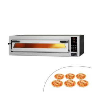 Elektrická pec na pizzu - 6x 35cm (Široká) - Digitálna PEP66BTC-N