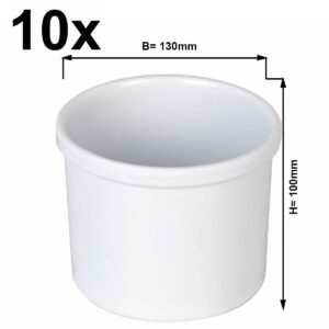 (10 kusov) Melamínová misa pre Etažér/ Buffet stojan - Výška: 100 mm
