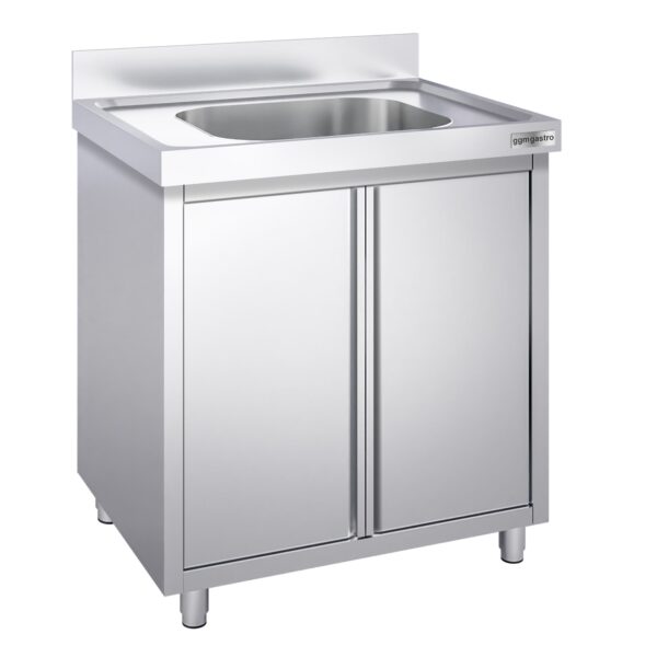 Nerezová drezová skrinka ECO - 600x600mm - 1 umývadlo - Š400xH400xV250mm (Kópia)