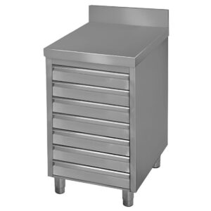 Zásuvková skrinka ECO so 6 zásuvkami na guličky z pizzového cesta a stojan - 500 x 700 mm