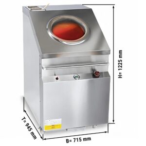 Plynová rúra Tandoori - 715x1225mm - nehrdzavejúca oceľ