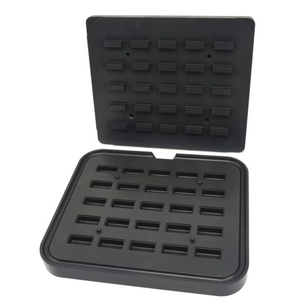 Forma na tartaletky -Obdĺžnik - 50x23/42x17 mm - 25 kusov