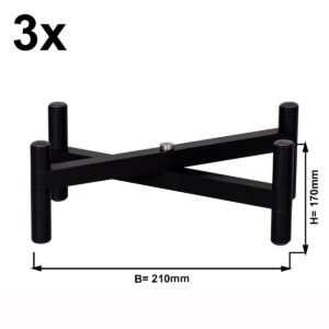 (3 kusy) bufetový stojan - výška: 170mm