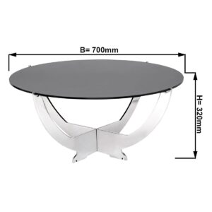 Stojan na bufet Octopus - Ø 700mm - Chróm