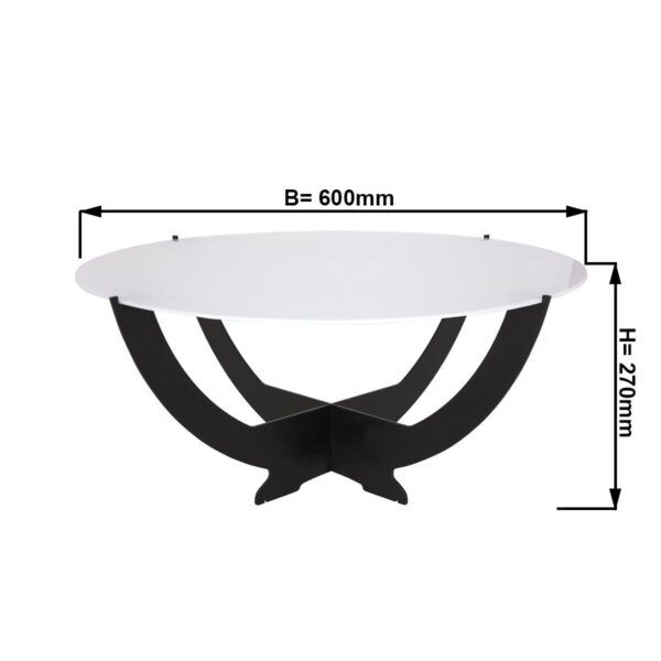 Stojan na bufet Octopus - Ø 600mm - Čierny