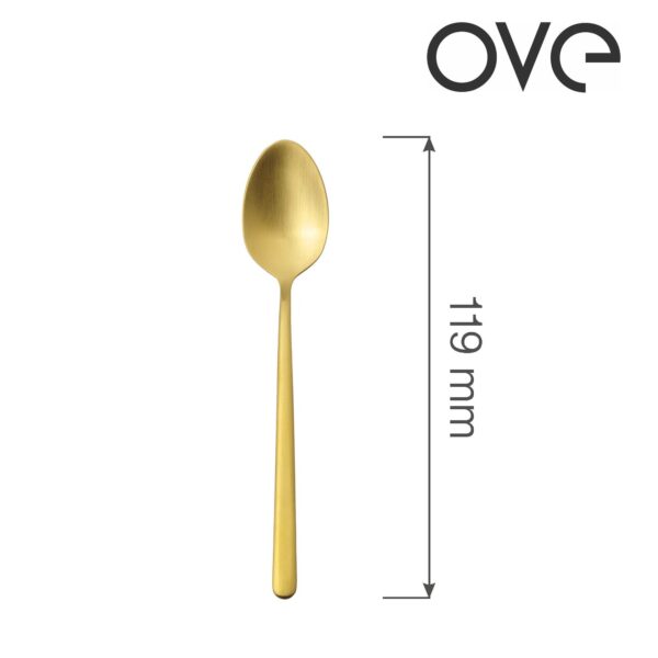 Amarone Gold kávová lyžička, OVE, 119 mm, 1ks