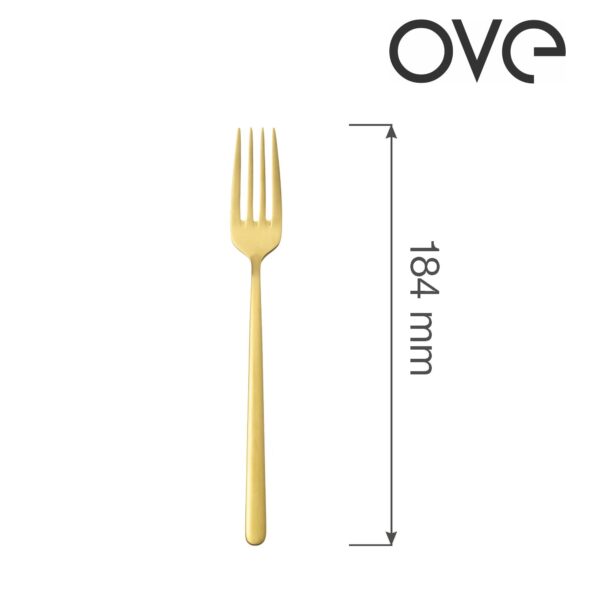 Dezertná vidlička Amarone Gold, OVE, 184 mm, 1 ks