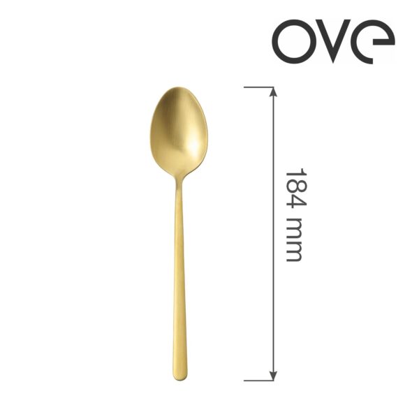 Amarone Gold dezertná lyžička, OVE, 184 mm, 1 ks