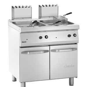 Plynová fritéza, 700, W800, 2x15L