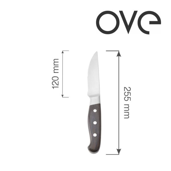 Korfu Jumbo steakový nôž - sada 6 ks, OVE, 255 mm, 1 ks